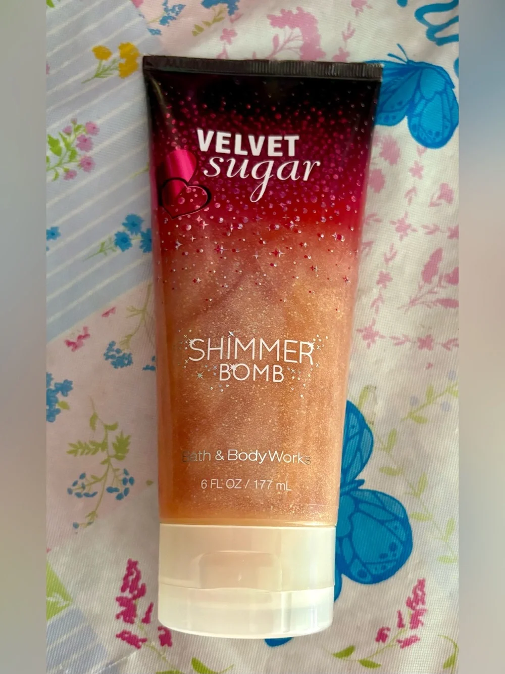 Bath and Body Works - Velvet Sugar Shimmer Bomb 6oz Discontinued  FREE SHIPPING